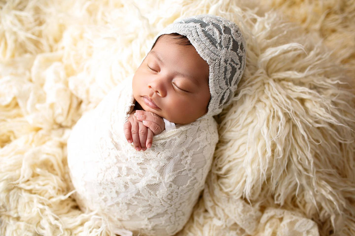 LAMB SET Brushed Alpaca 2024 Knit Wrap, Newborn Photography Wrap, Newborn Bonnet