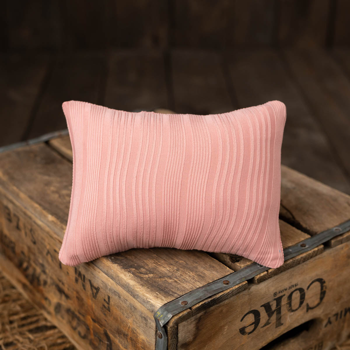 Ribbed Reversible Pillowcases Sweet Baby Photo Props