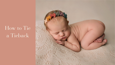 How to Tie a Tieback for Newborn Photography