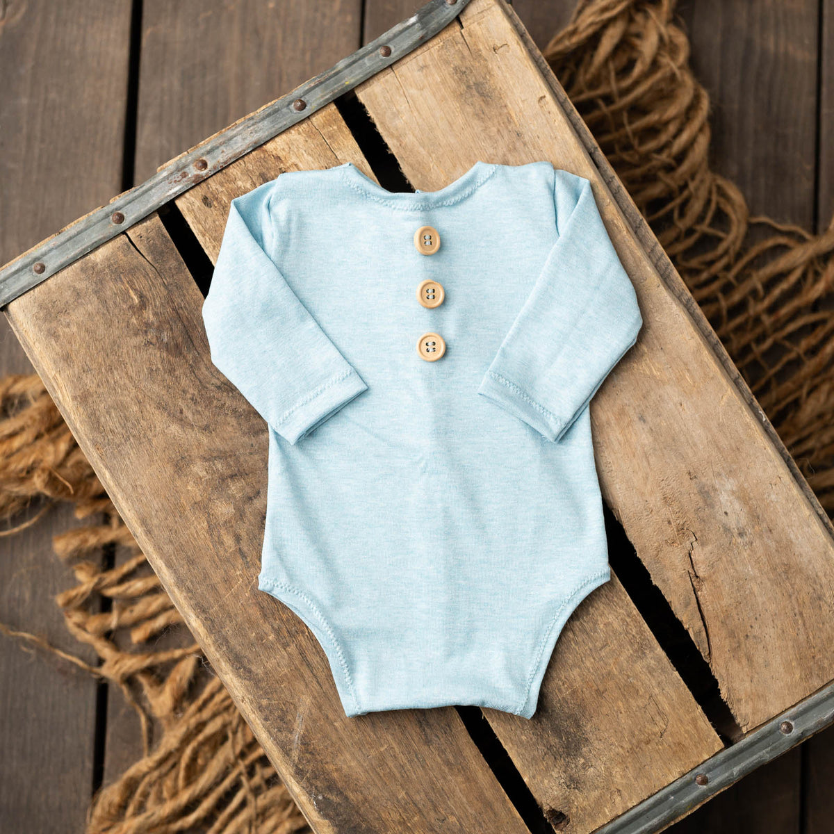 Baby Blue Newborn Onesie Sweet Baby Photo Props