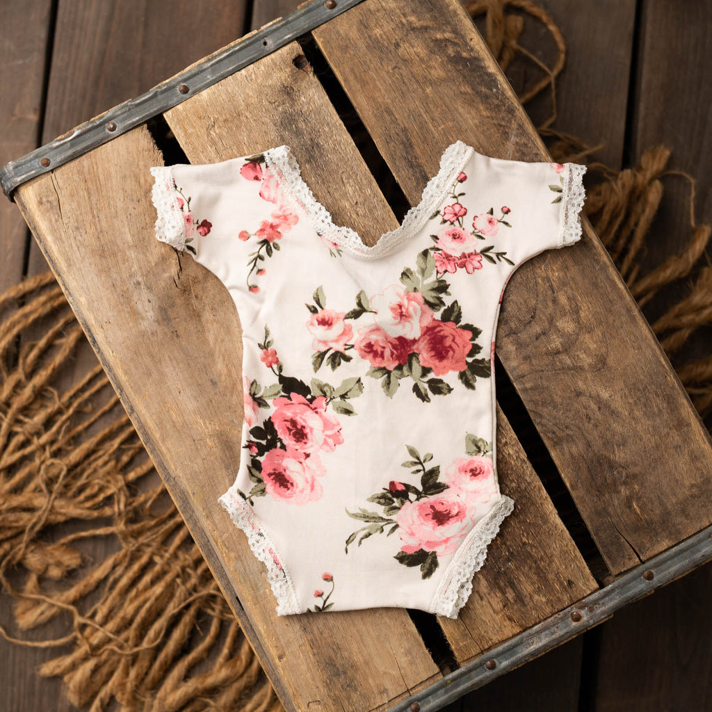 Floral newborn clearance onesie