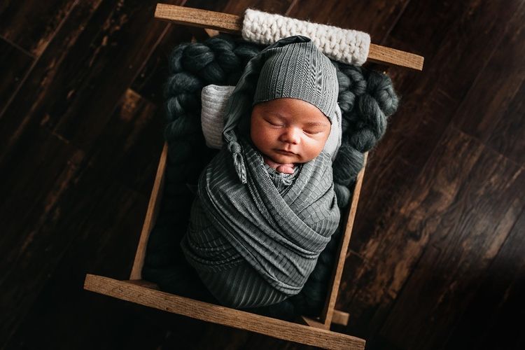 Knitted newborn outlet bundle