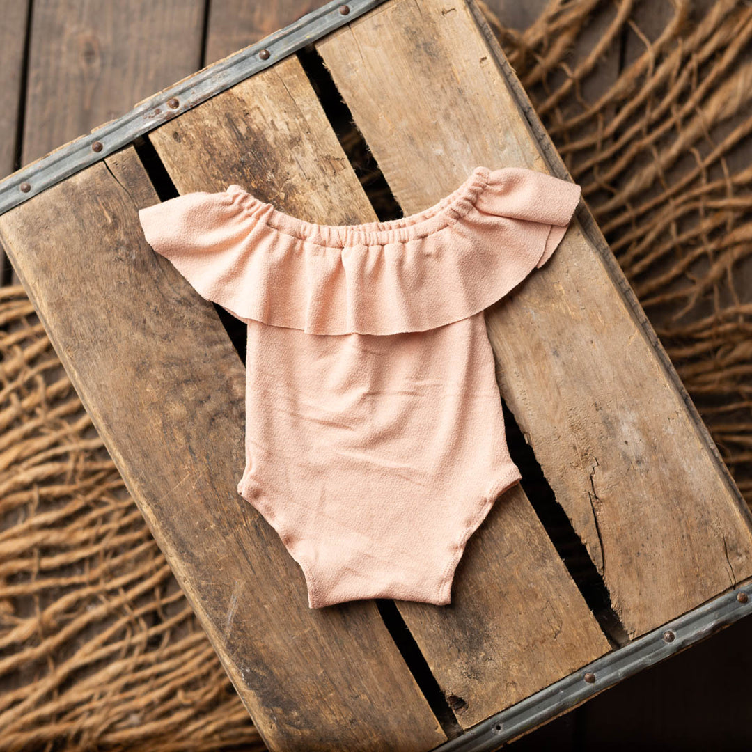 Ruffle fashion baby romper